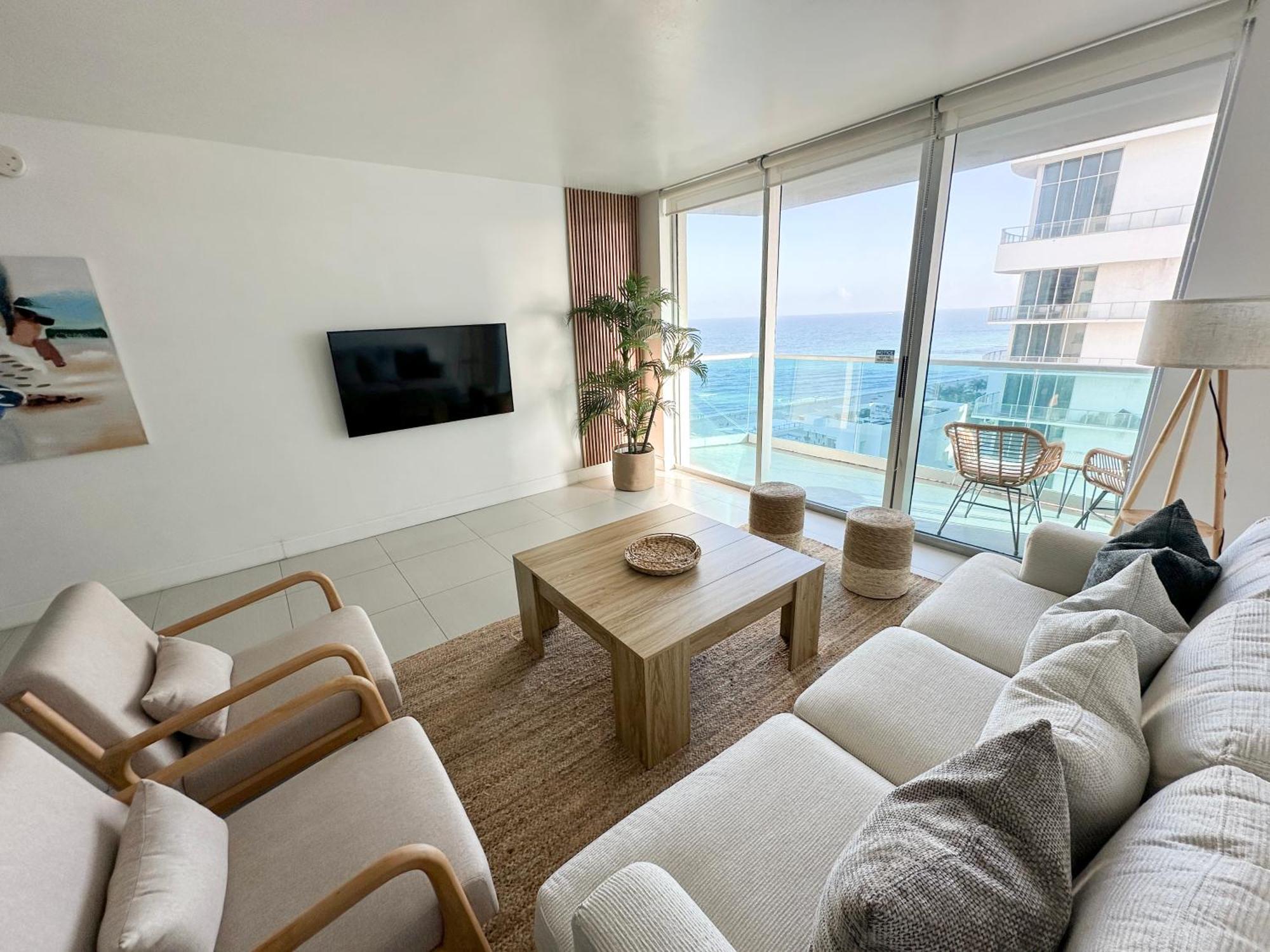 Апартаменты Departamento Frente Al Mar Con Salida Directa A Playa. Голливуд Экстерьер фото