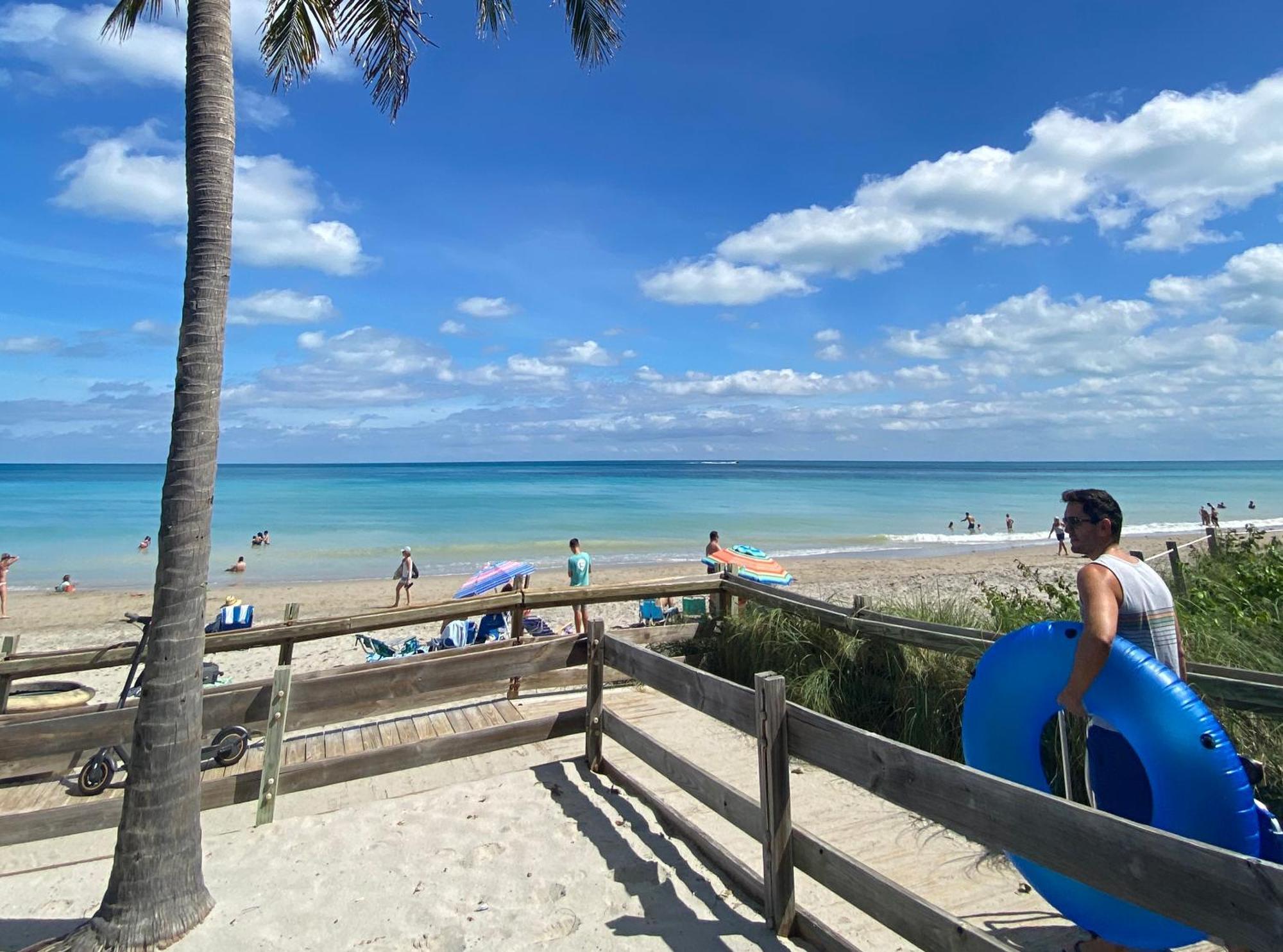 Апартаменты Departamento Frente Al Mar Con Salida Directa A Playa. Голливуд Экстерьер фото